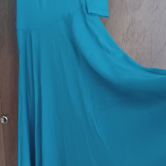 Teal knit dress - Picture 6 of 6